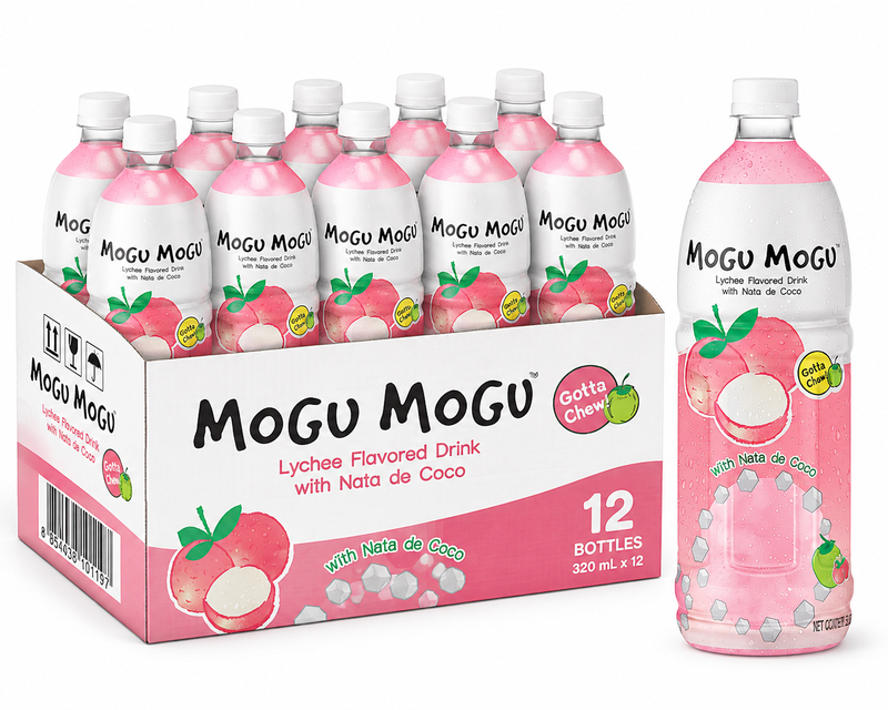 Mogu Mogu Lychee Drank met Nata de Coco 1 L * 12 (Doos)