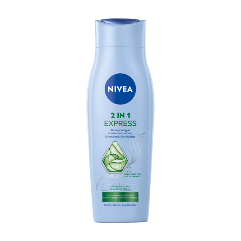 NIVEA 2-in-1 Verzorgende Express Shampoo + Conditioner 250 ml
