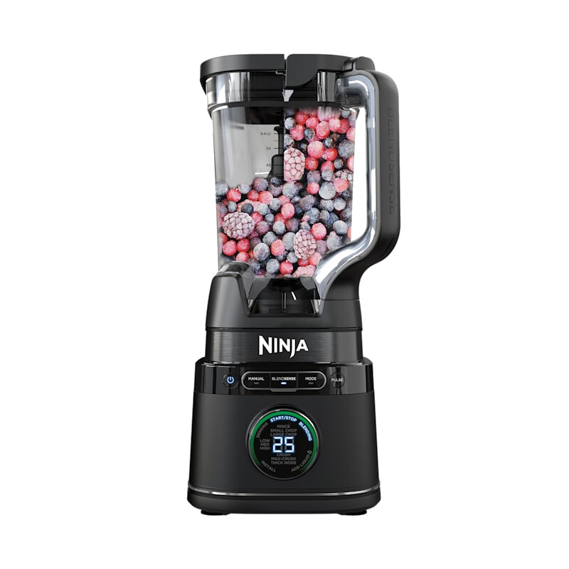 Ninja Professioneller Standmixer - 1000 W, 2,1 L Behälter, Total Crushing Technologie, 3 Geschwindigkeiten + Puls, Schwarz