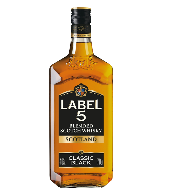 LABEL 5 Blended Scotch Black 40% 70cl