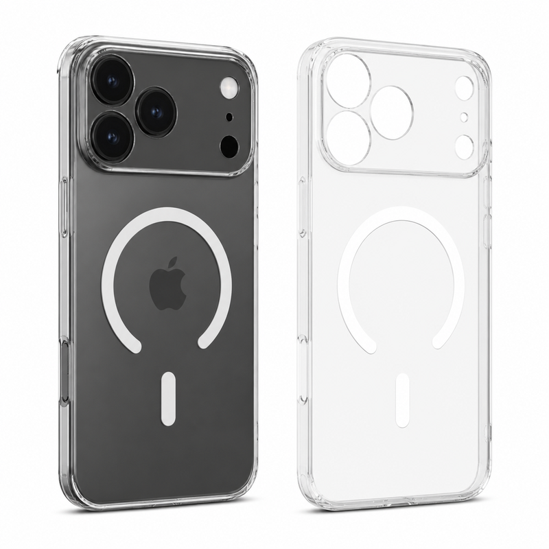 JOYROOMJOY JR-17SJ06 MagSafe transparentes, kabelloses Ladegerät für iPhone 17 Pro (PC)