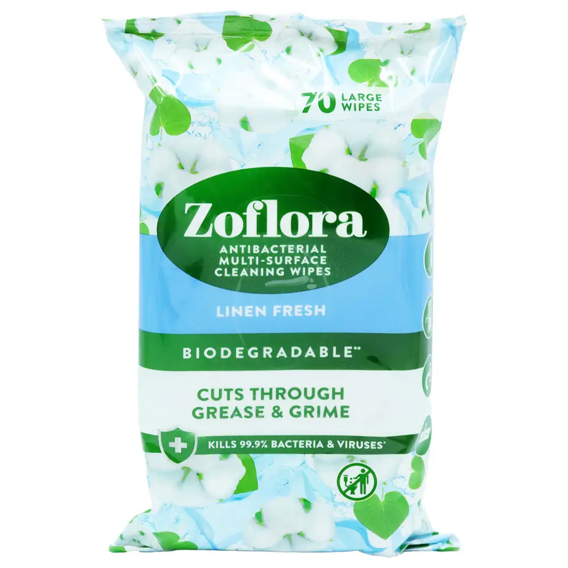 Multi Purpose Wipes Linen Fresh 70 Wipes