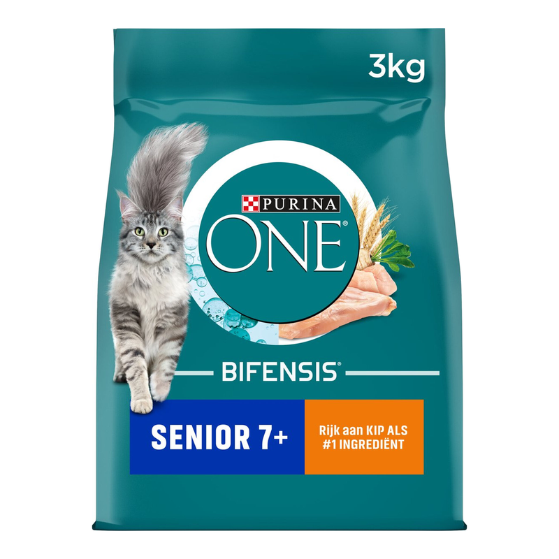 PURINA ONE Senior kip / volkoren granen 3 kg