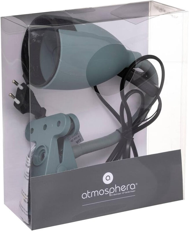 Atmosphera Sily Clamp Lampe Silikon Jade Grün H43 Cm
