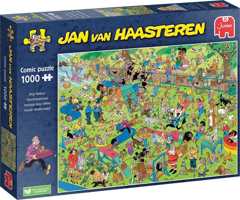 Jan van Haasteren - Hondenparcours (1000 stukjes) /Puzzels