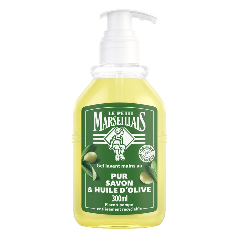 Savon Liquide Mains Crème Lavante Pur Savon & Huile D' Le Petit Marseillais Le Flacon De 300ml - vue 3