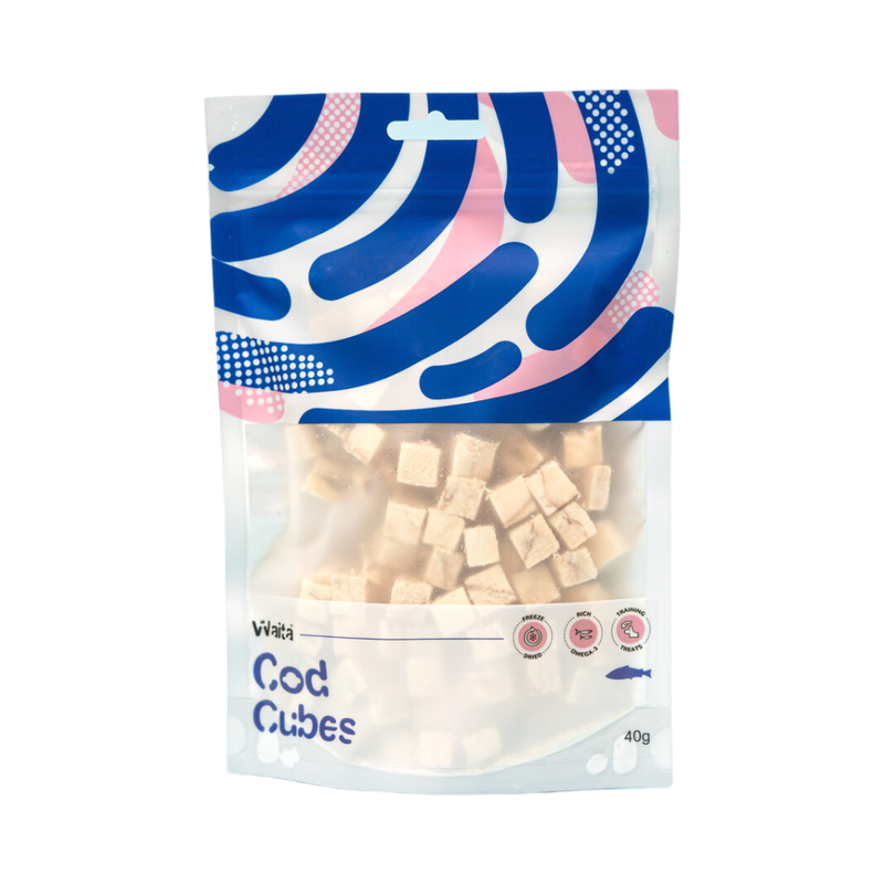 Freeze Dried Cod Cubes 40g