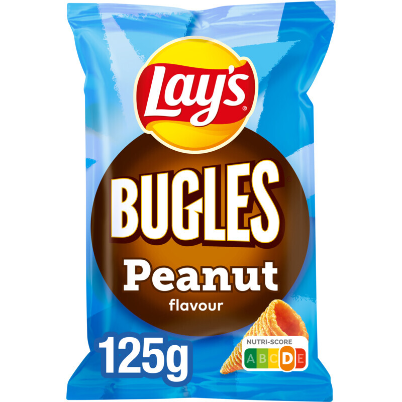 Lay's Pinda-Smaak Golvende Chips - 125 g