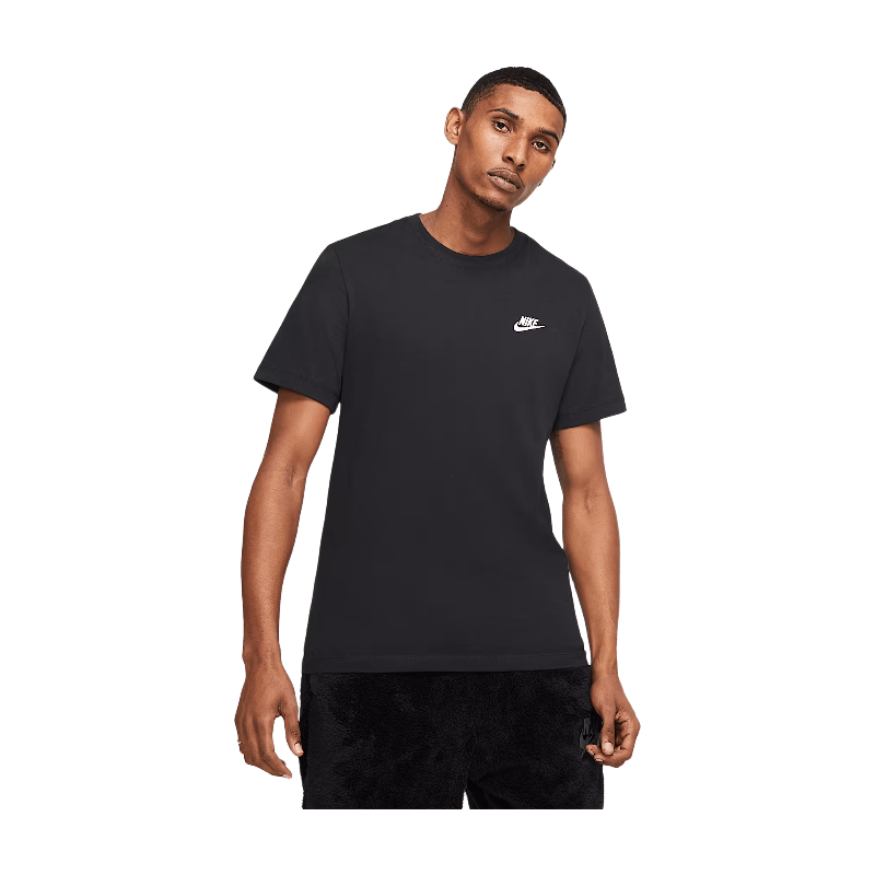 Nike Sportswear Club T-shirt Zwart maat L