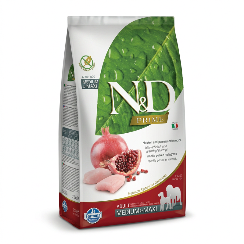 Farmina N&D Prime Huhn Hundefutter für Erwachsene Mittel-/Großrassen 2,5 kg