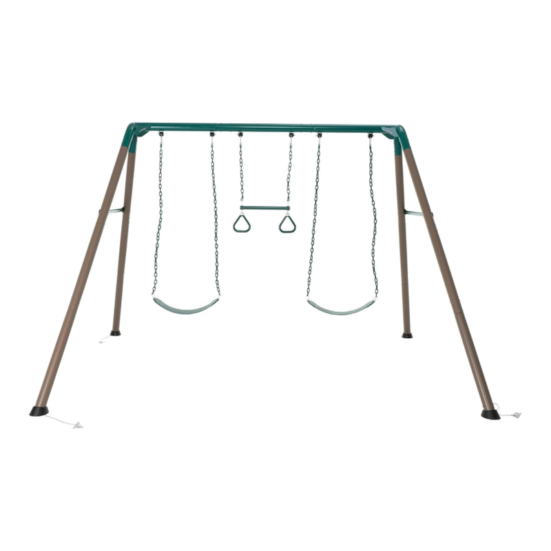 Lifetime Children's Swing Set - Green and Brown