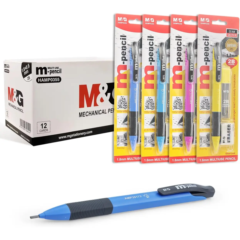 M&G Mechanical Pencil + Lead Refill, 12pcs