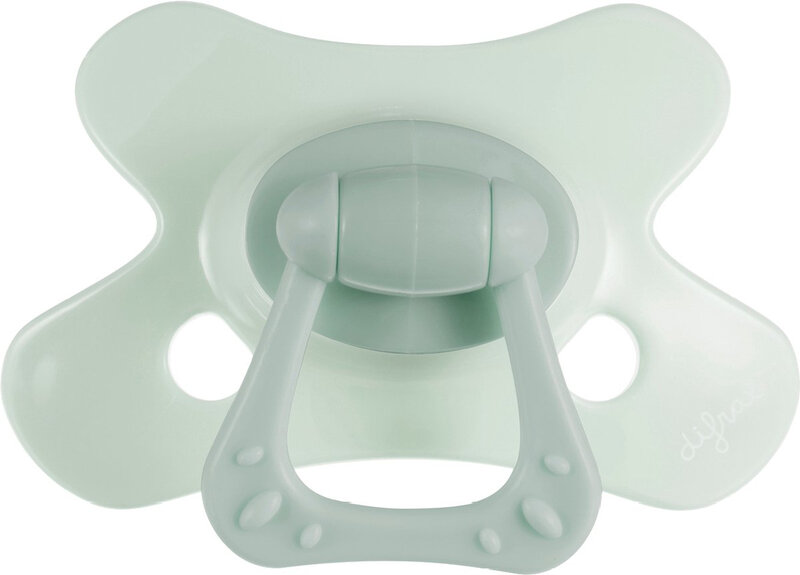 Difrax Uni fopspeen - rond - 6+ maanden - green jade 1 stuk