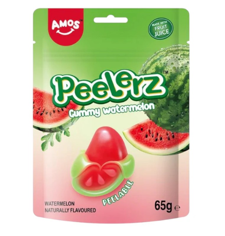 Peelerz Gummy Watermelon Peg Bag 65g