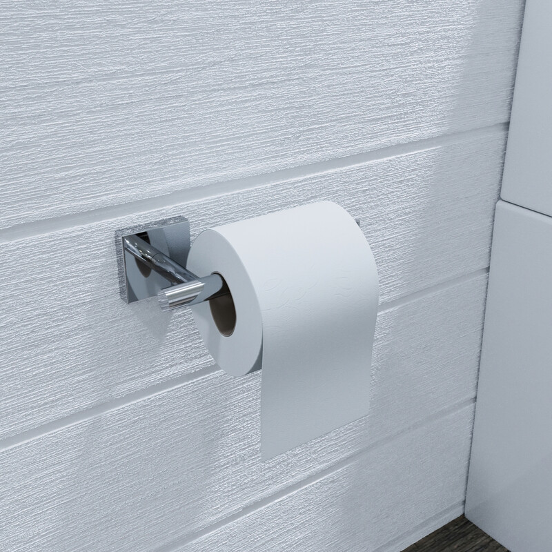 Chester Flexi-Fix Toilet Roll Holder - Chrome