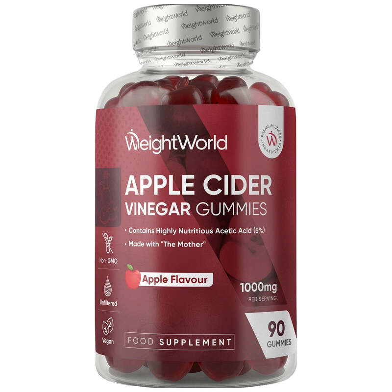 WeightWorld Apfelessig 1000 mg 90 Gummibärchen