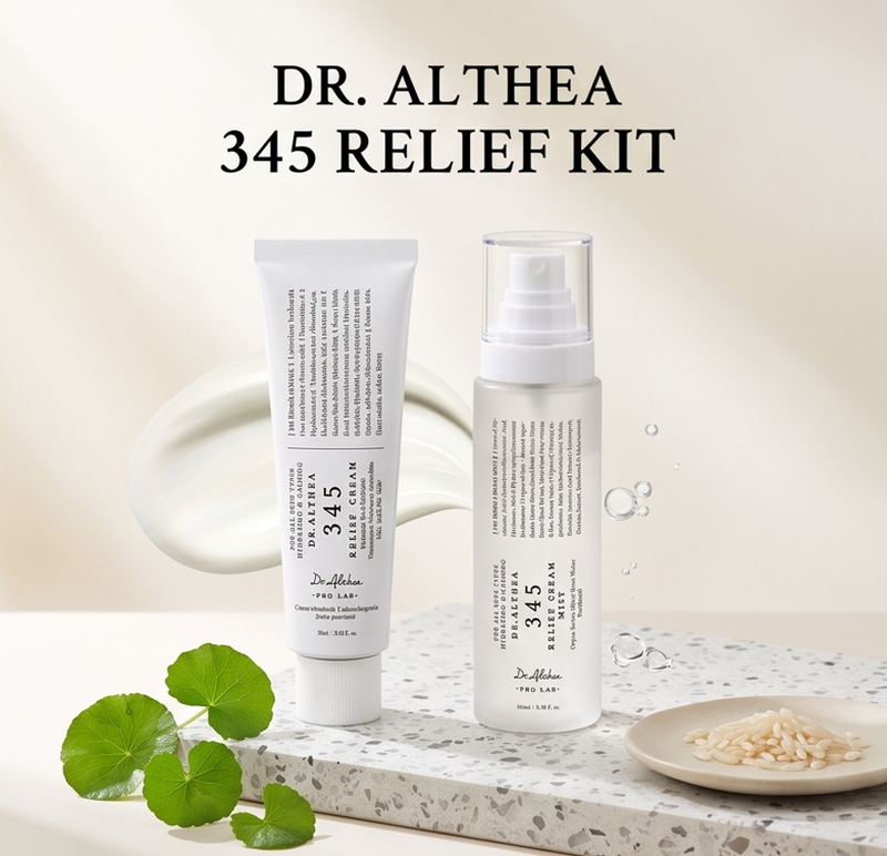 [Bestes Angebot] Dr. Althea 345 Relief Cream Duo Set – Relief Cream Mist 100 ml + Gesichtspflege 345 Relief Cream 50 ml