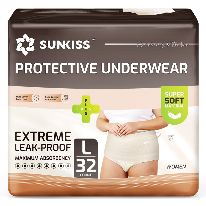 Women Incontinence Underwear, Daytime Disposable Postpartum Adult Panties, Protective