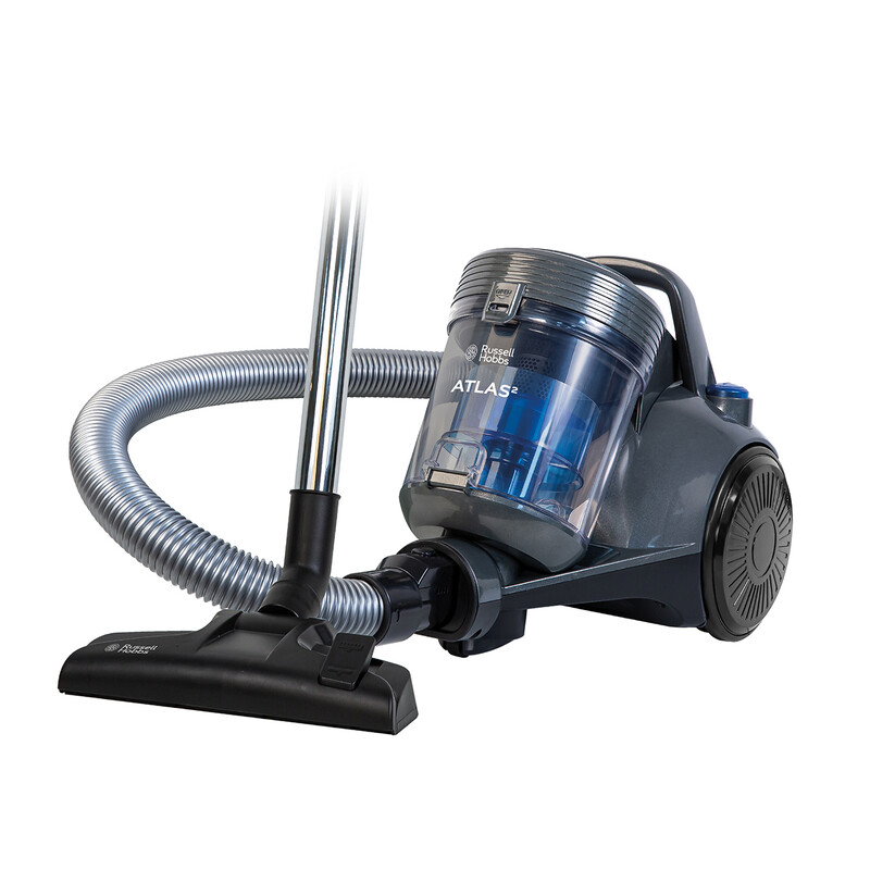 Russell Hobbs Grey/Blue Atlas2 2.5L Cylinder Vacuum – 700W, Rhcv3101