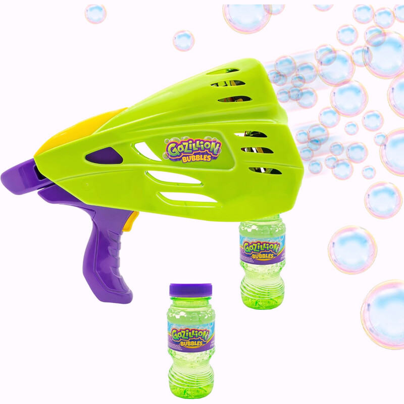 GAZILLION BUBBLES - Pistolet Double Bubble Blaster + 237 ml