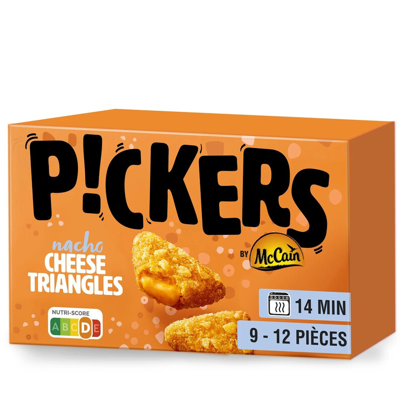 Mc cain pickers nacho cheese triangles