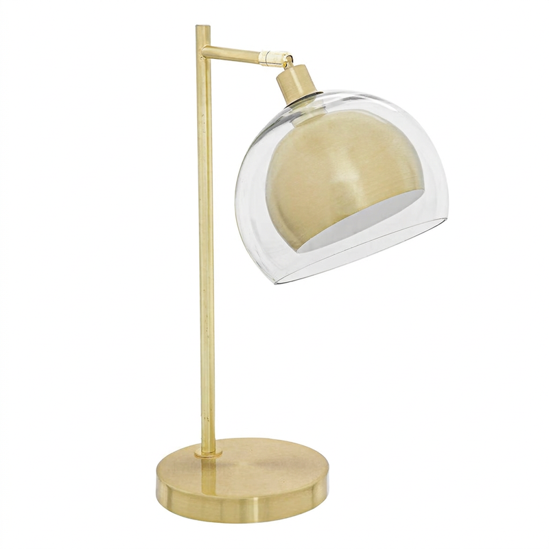 Atmosphera Dolce Riviera tafellamp - Goudkleurig metaal, 48 cm