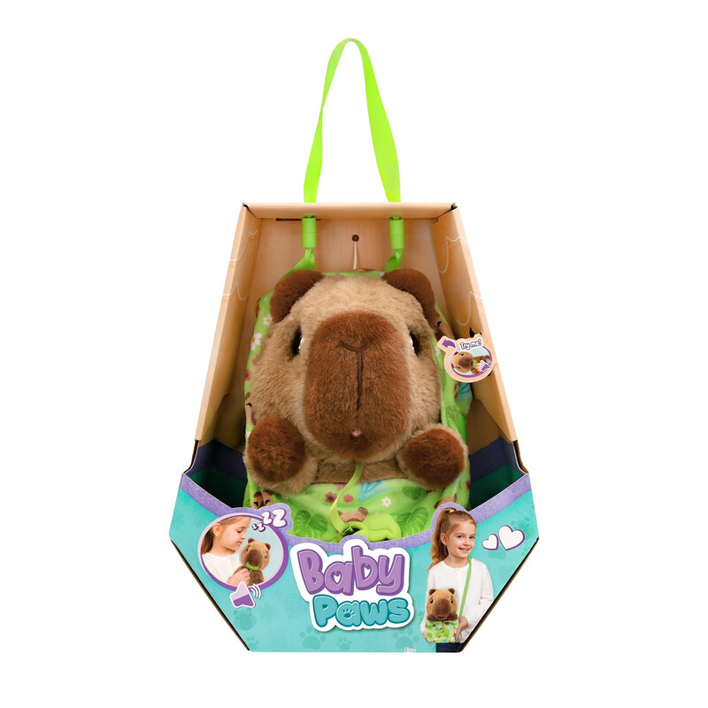 Baby Paws Capybara Soft Toy | Adorable Stuffed Animal Plush, Cuddly Traditional Soft Toy for Kids and Collectors