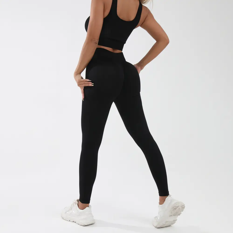 Women's sports trousers Black M size