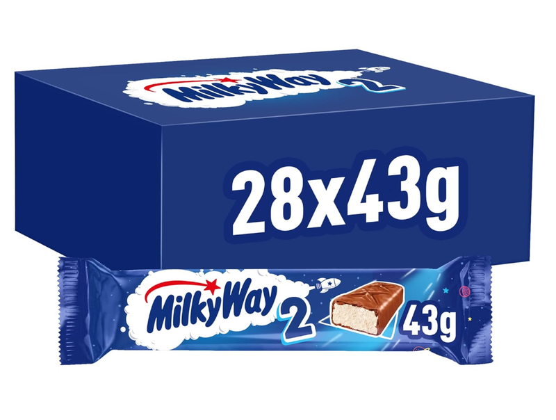 Milky Way Riegel Großpackung 1,2kg (28 x 43g)