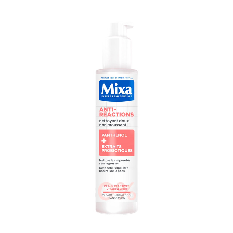 MIXA Nettoyant Doux Anti Dessèchement Squalane + Glycérine 150ml