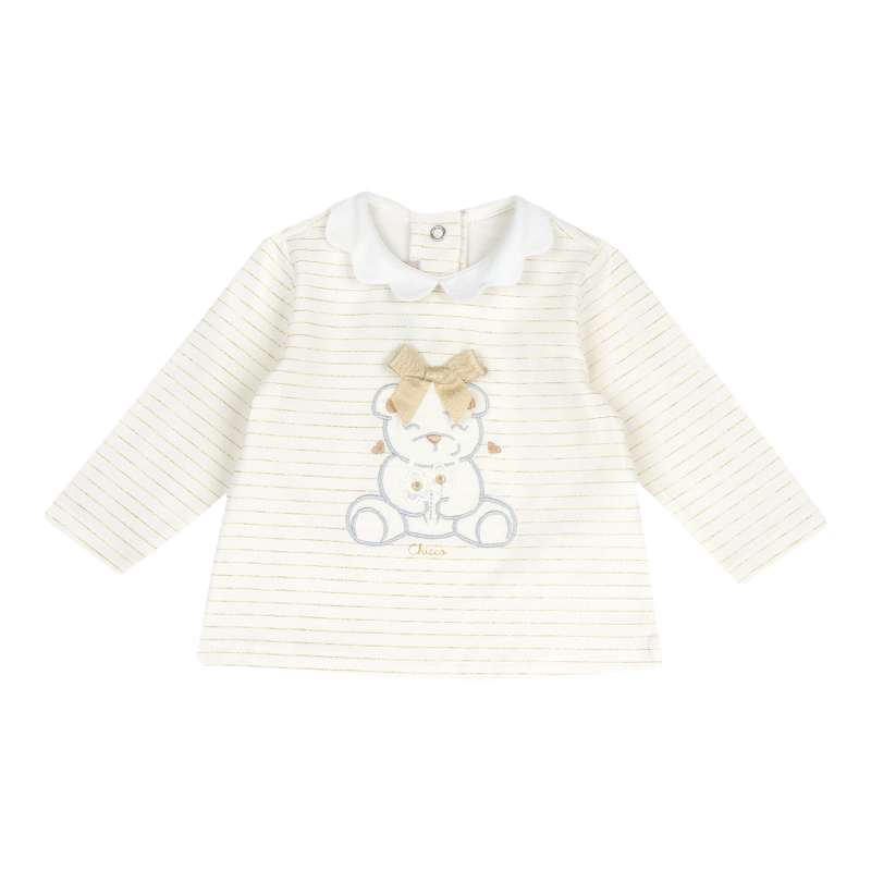 Chicco T-shirt met lange mouwen 62 licht natuurlijk