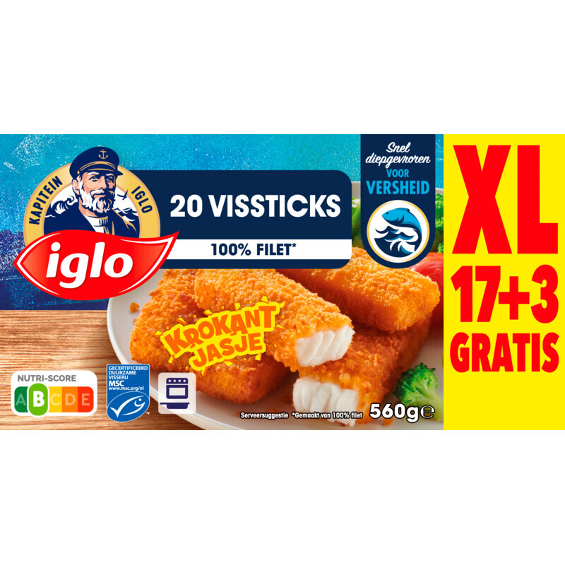 Iglo Vissticks - 20 pcs