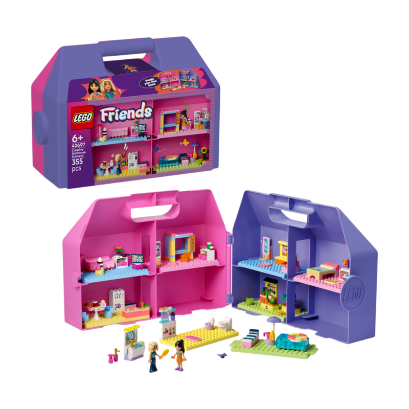 LEGO® Friends Creatieve poppenhuis-koffer bouwset 42697