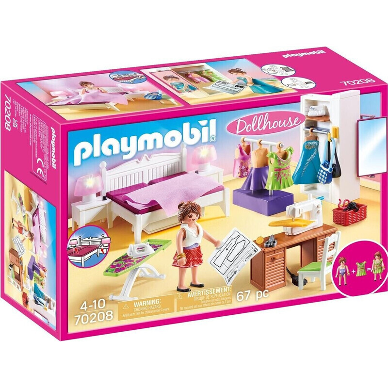 PLAYMOBIL 70208 Schlafzimmer mit Nähecke