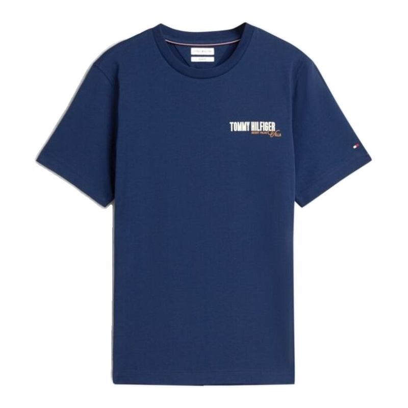 Tommy Hilfiger Men's Ivory/Light Back Graphic Jersey T-Shirt - Carbon Navy