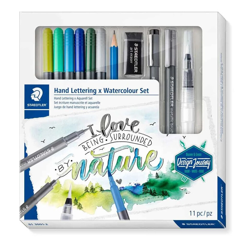 STAEDTLER Design Journey set d'aquarelle lettrage créatif