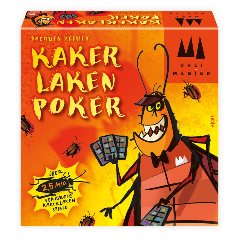 Drei Magier® 40829 Kartenspiele Kakerlakenpoker ab 8 Jahre