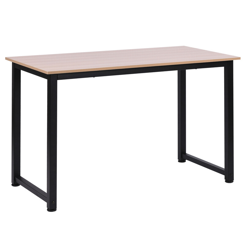 Homcom Desk Workspace Oak Effect/Black