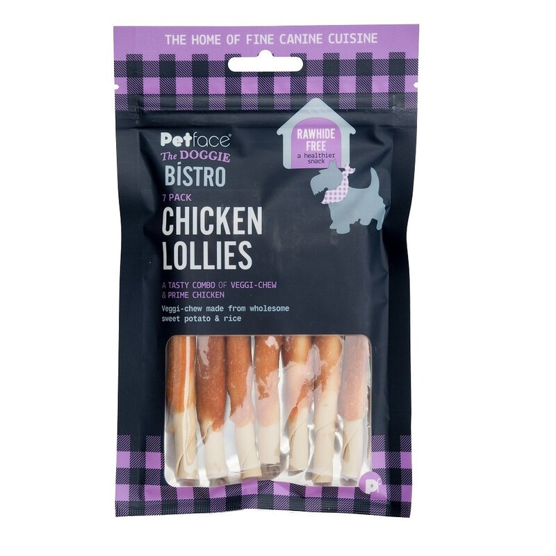 Doggie Bistro 7 Piece Chicken Lollies Dog Treats