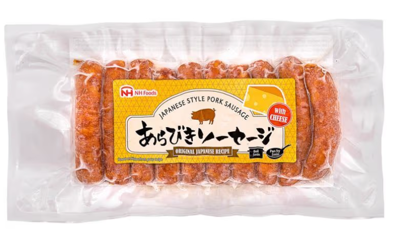 Nh Foods Nh Japanese Style Pork Sausage With Cheese 185G