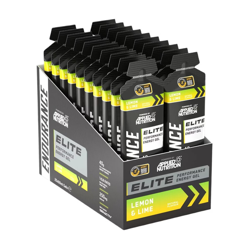 Endurance Elite Energy Gel Tri Source 40 g Carbs Lemon Lime - 20 Gels