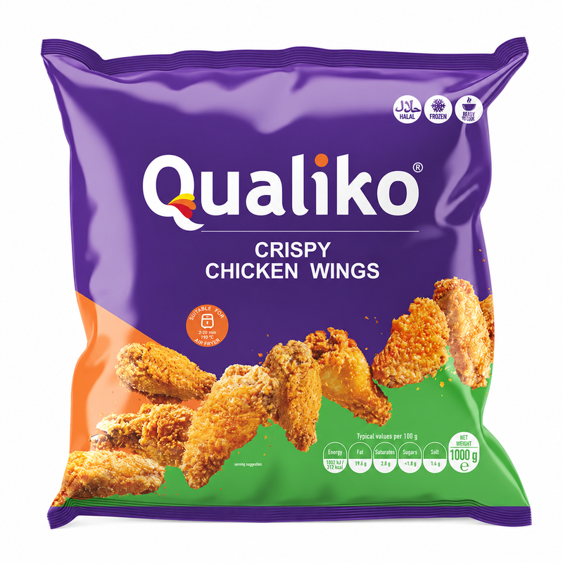 Qualiko Diepvries Krokante Kippenvleugels 1 kg