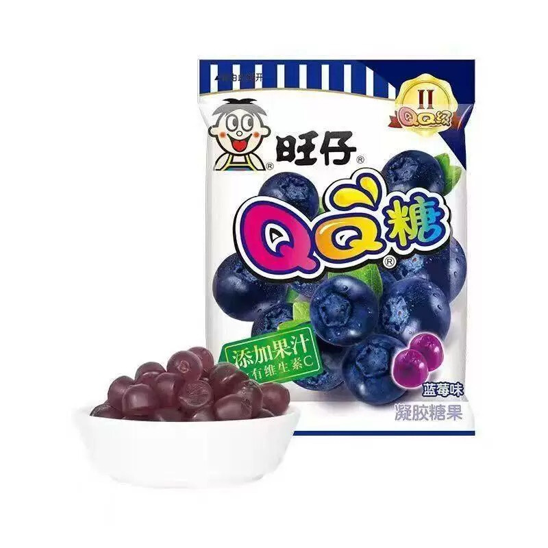 QQ Gummy Candy Blueberry Flavour 70g