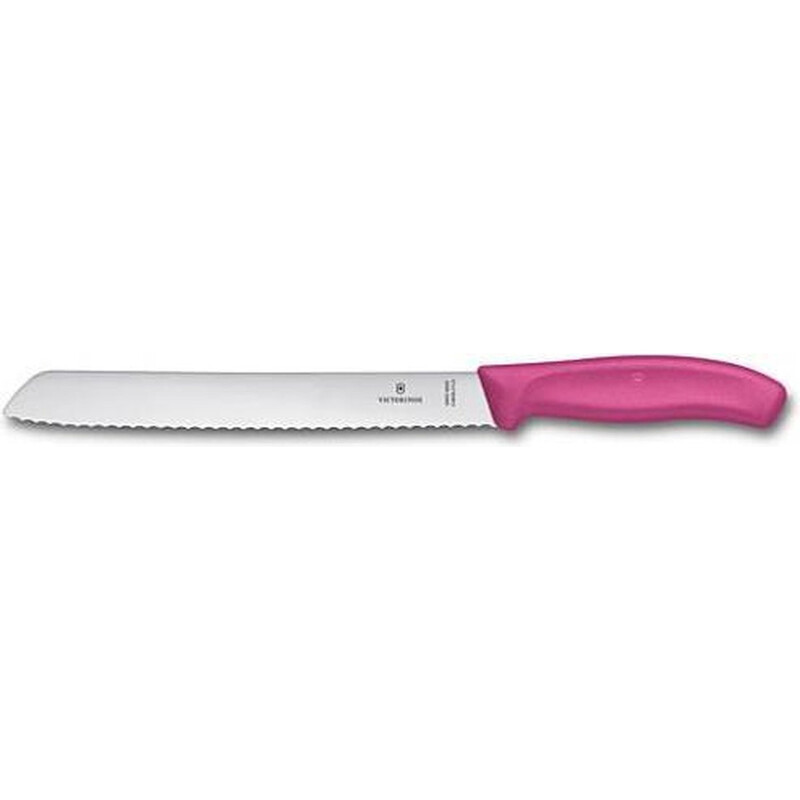 Victorinox Zwitserse klassieke broodmes - Golfrand, 21 cm, Roze