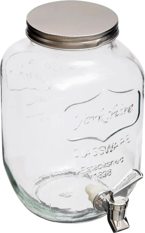 Secret de Gourmet Glazen drankdispenser – 8L, Transparant