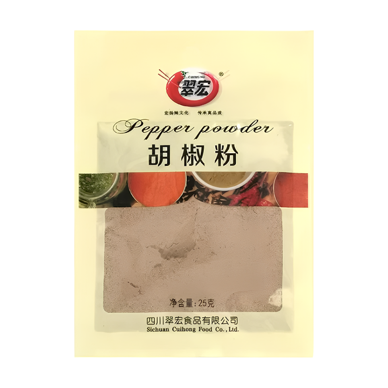 Cuihong Black Pepper Powder 25g