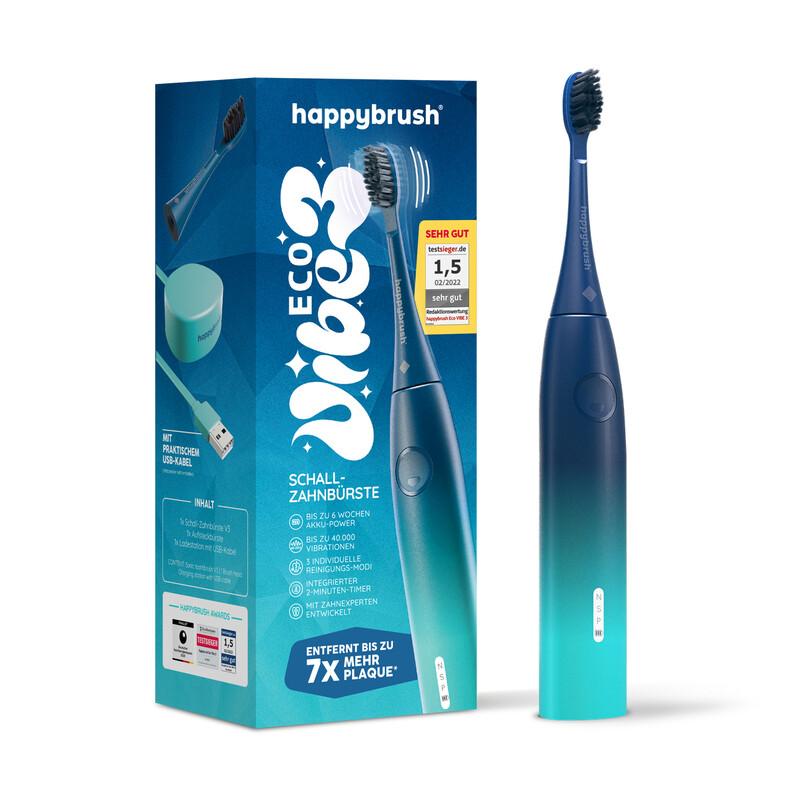 happybrush Elektrische Zahnbürste Eco Vibe 3 Aurora, 1 St