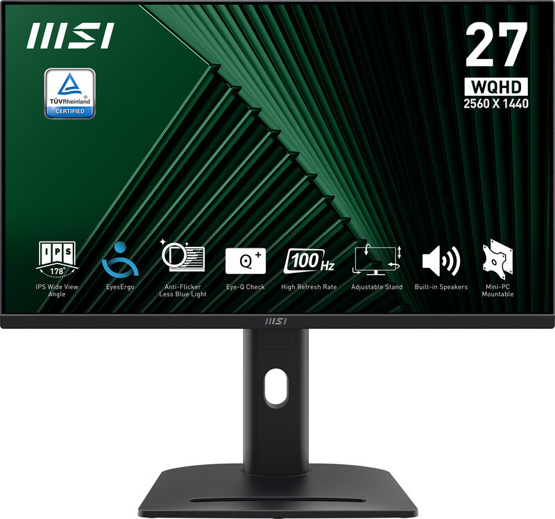 MSI Pro MP275QPG 27" Quad HD 100 Hz IPS monitor