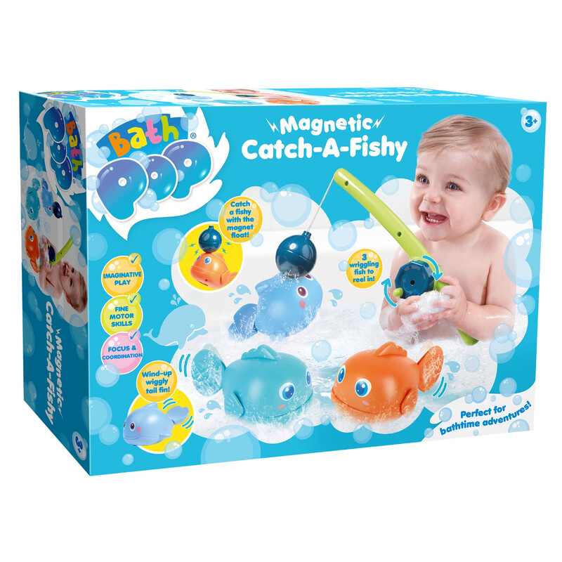 Paint Pop Bath Pops Magnetic Catch A Fishy