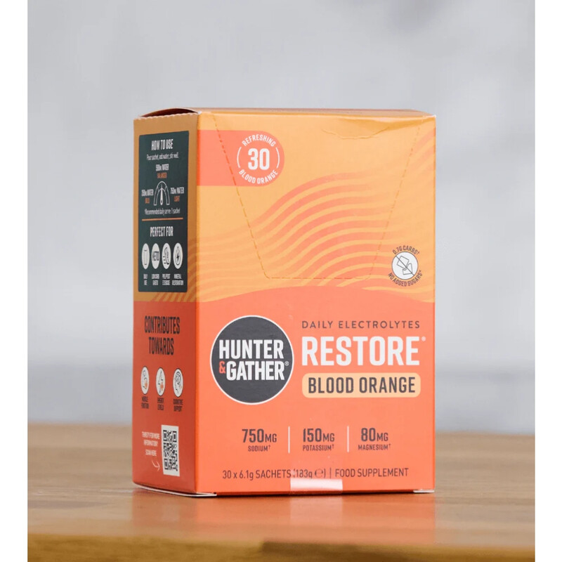 Hunter and Gather Electrolytes v2 Blood Orange Flavour - 30 Sachets